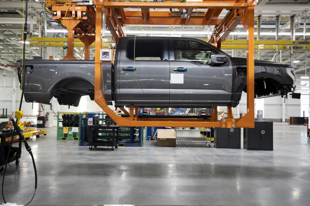 Pre-production Ford F-150 Lightning - Rouge Electric Vehicle Center