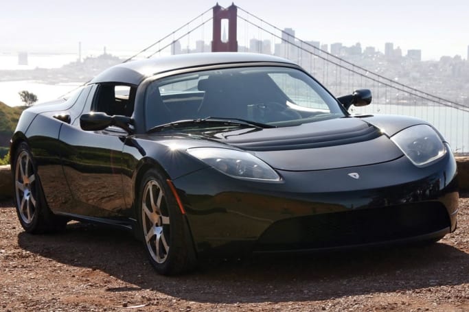 Tesla Motors developing the Roadster in 2004 and its arrival in 2008 made it the first road-legal&nbsp;series production&nbsp;all-electric car to use lithium-ion battery cells.