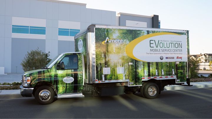 The EVolution MSC will enable Amerit technicians to provide maintenance and repairs for electric vehicles, charging hardware, and ICE vehicles. - Photo: Amerit Fleet Solutions