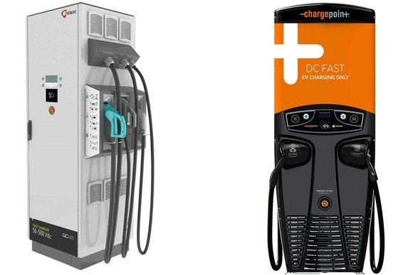 DC fast charging equipment for EVs