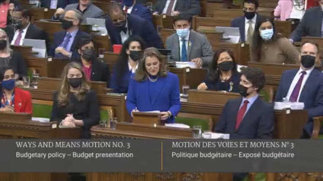 Click to play video: 'Federal Budget 2022: Trudeau government spending costs less than anticipated'